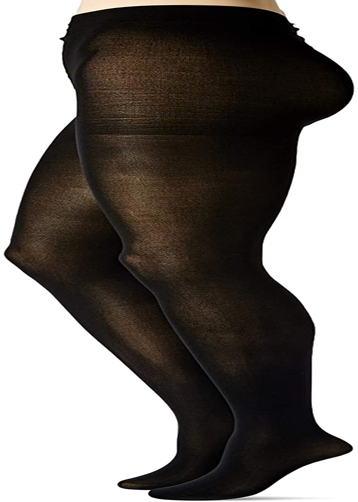 Hanes Womens Hanes Women'S Hanes Curves Opaqure Tights Hsp005 Apparel & Accessories > Clothing > Underwear & Socks > Shapewear Hanes   