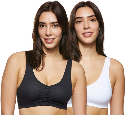 Hanes Women'S X-Temp Comfortflex Fit Pullover Bra MHH570 2-Pack Apparel & Accessories > Clothing > Underwear & Socks > Bras Kylie Max   