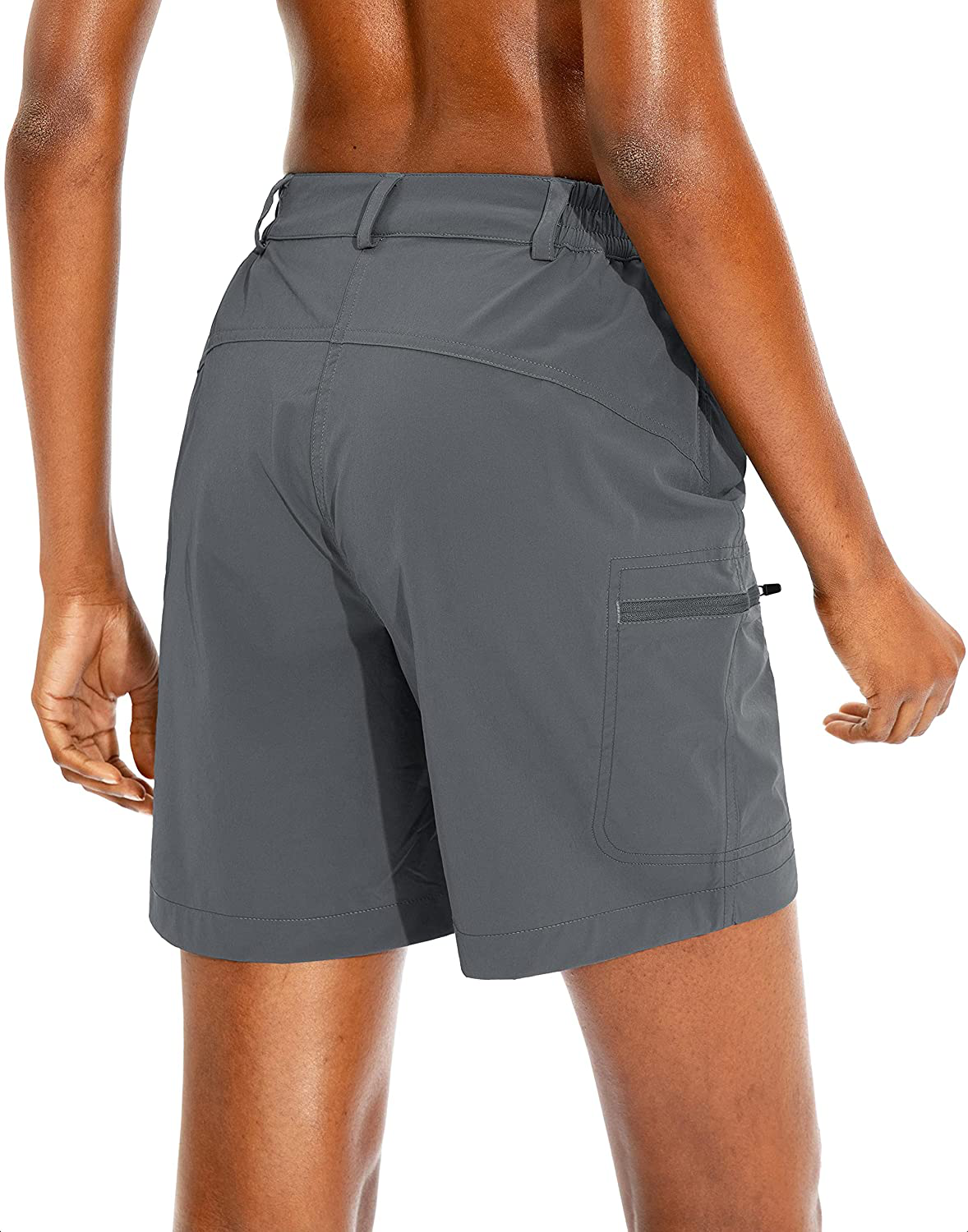 Viodia Women'S Hiking Cargo Shorts Quick Dry Stretch Lightweight Camping Shorts for Women with Zipper Pockets Apparel & Accessories > Clothing > Shorts Kylie Max   