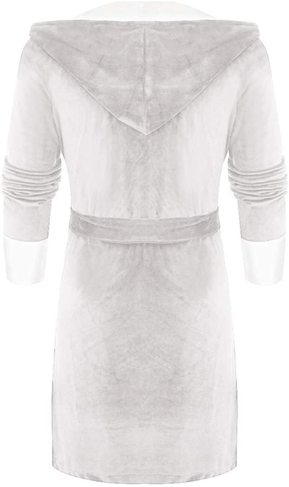 Hemlock Women Winter Fleece Robe Hooded Robes Soft Plush Kimono Bathrobe plus Size Robe Night Gown Home Clothes Apparel & Accessories > Clothing > Sleepwear & Loungewear > Robes Kylie Max   