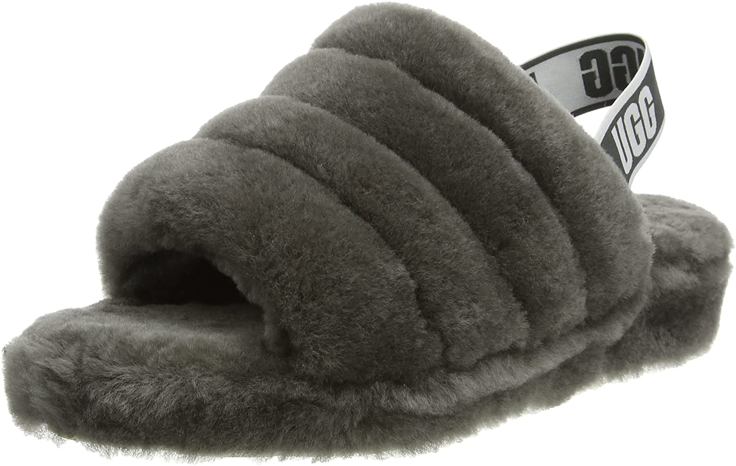 UGG Women's Fluff Yeah Slide Slipper Arts & Entertainment > Party & Celebration > Gift Giving UGG Charcoal 11 