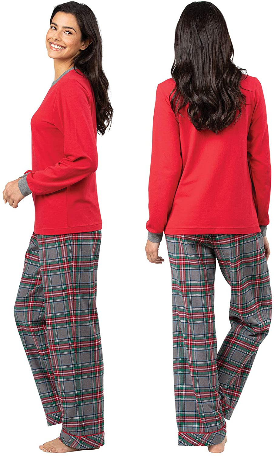 Pajamagram Women Pajamas Set Plaid - Classic Womens Pajamas Sets Apparel & Accessories > Clothing > Sleepwear & Loungewear > Pajamas Kylie Max   