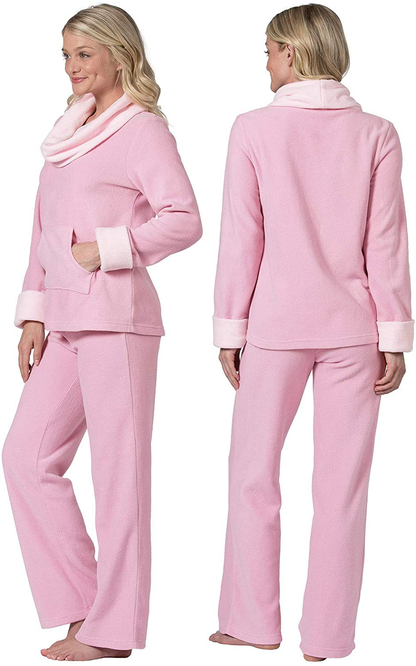 Pajamagram Soft Fleece Pajamas Women - Womens Pajama Sets Apparel & Accessories > Clothing > Sleepwear & Loungewear > Pajamas Kylie Max   