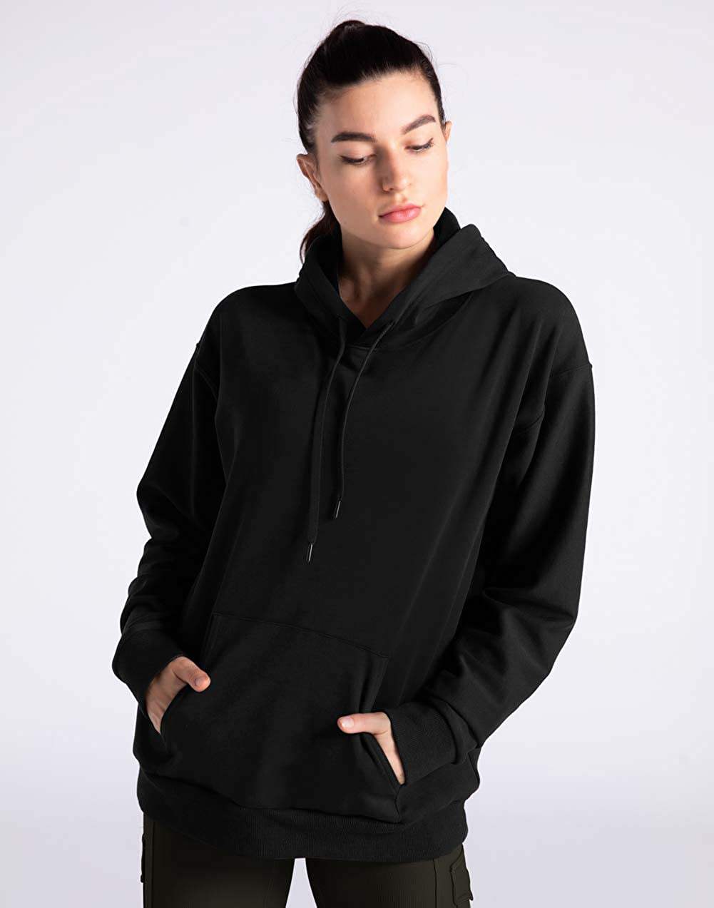 Women'S Basic Pullover Hoodie Loose Fit Ultra Soft Fleece Hooded Sweatshirt with Pockets Apparel & Accessories > Clothing > Activewear Kylie Max   