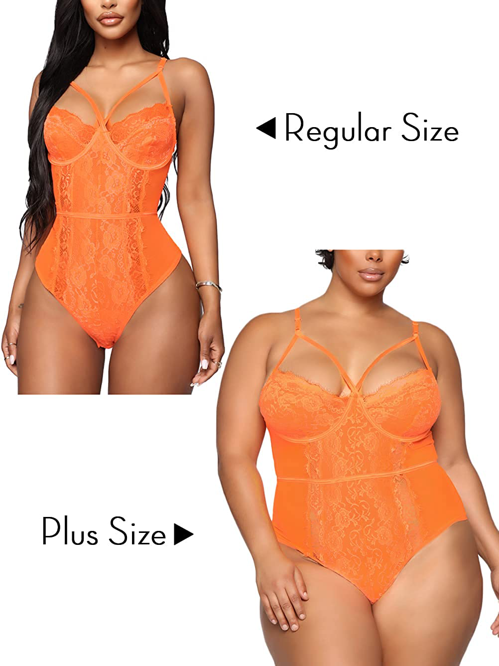 See through Lingerie,V-Neck Lace Babydoll,Sexy Lingerie Women,One Piece Bodysuit Apparel & Accessories > Clothing > Underwear & Socks > Lingerie Kylie Max   