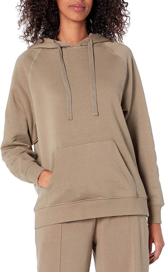 The Drop Women'S Renee Street-Fleece Coverstitched Utility Hoodie Apparel & Accessories > Clothing > Activewear Kylie Max   