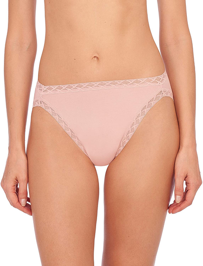 Natori Womens Bliss French Cut Panty Apparel & Accessories > Clothing > Underwear & Socks > Underwear Natori Golden Rose X-Large 