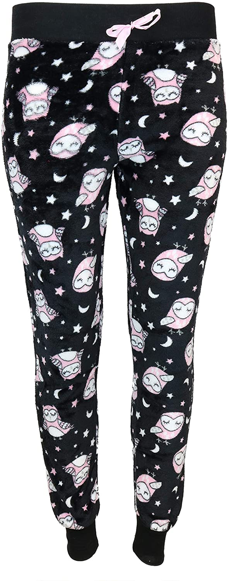 Em & Alfie Women'S plus Size Super Fuzzy Plush Jogger Pajama Pants Apparel & Accessories > Clothing > Sleepwear & Loungewear > Pajamas Kylie Max   