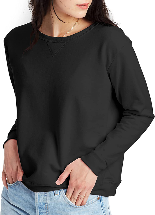 Hanes Women'S Ecosmart Crewneck Sweatshirt Apparel & Accessories > Clothing > Activewear Kylie Max   