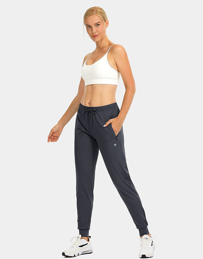 G Gradual Women'S Joggers Pants with Zipper Pockets Tapered Running Sweatpants for Women Lounge, Jogging Apparel & Accessories > Clothing > Activewear Kylie Max   