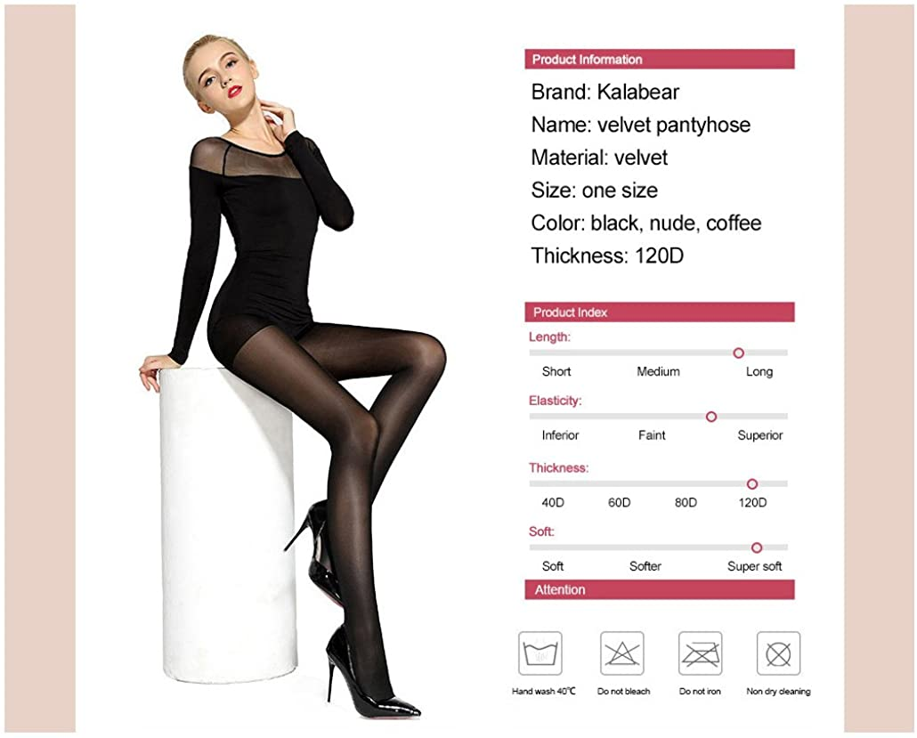 Women Tight,Ladies Tights,Womens Opaque Pantyhose Lady Black Leggings Apparel & Accessories > Clothing > Underwear & Socks > Shapewear KalaBear   