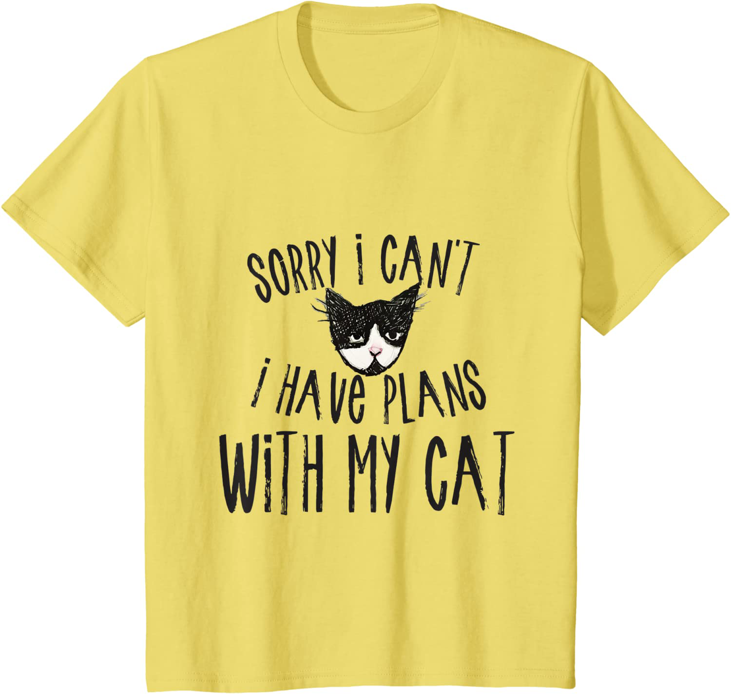 Sorry I can't I have plans with my Cat T-Shirt Arts & Entertainment > Party & Celebration > Gift Giving Caterpillar Lemon Youth Kids 4