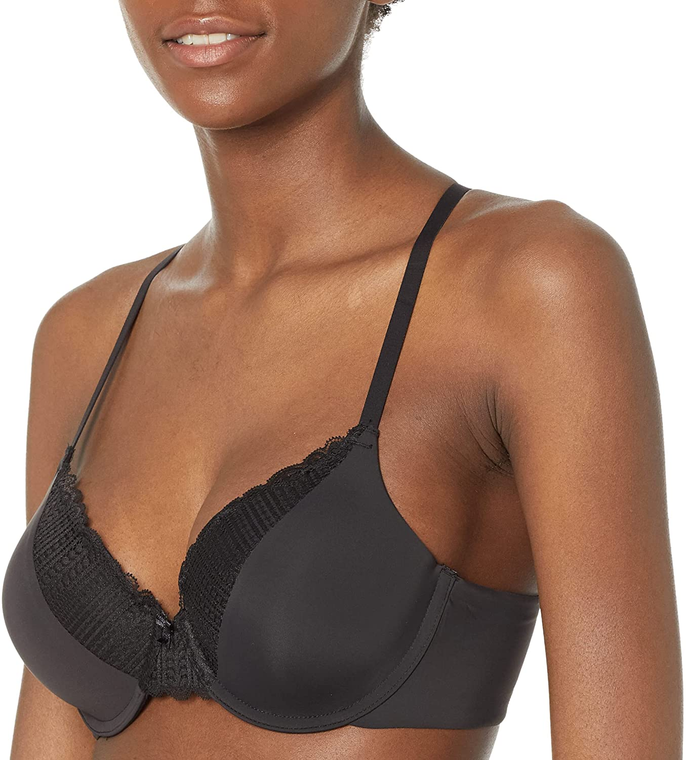 Maidenform Women'S Comfy Soft Full Coverage Underwire Bra 09404 Apparel & Accessories > Clothing > Underwear & Socks > Lingerie Maidenform Black 34C 