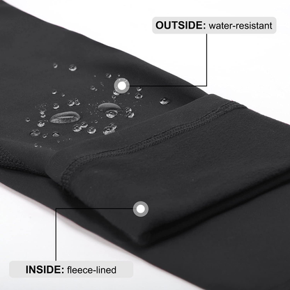 BALEAF Women's Fleece Lined Leggings Water Resistant High Waisted Warm Winter Pants Hiking Running Tights with Pockets Apparel & Accessories > Clothing > Activewear BALEAF   