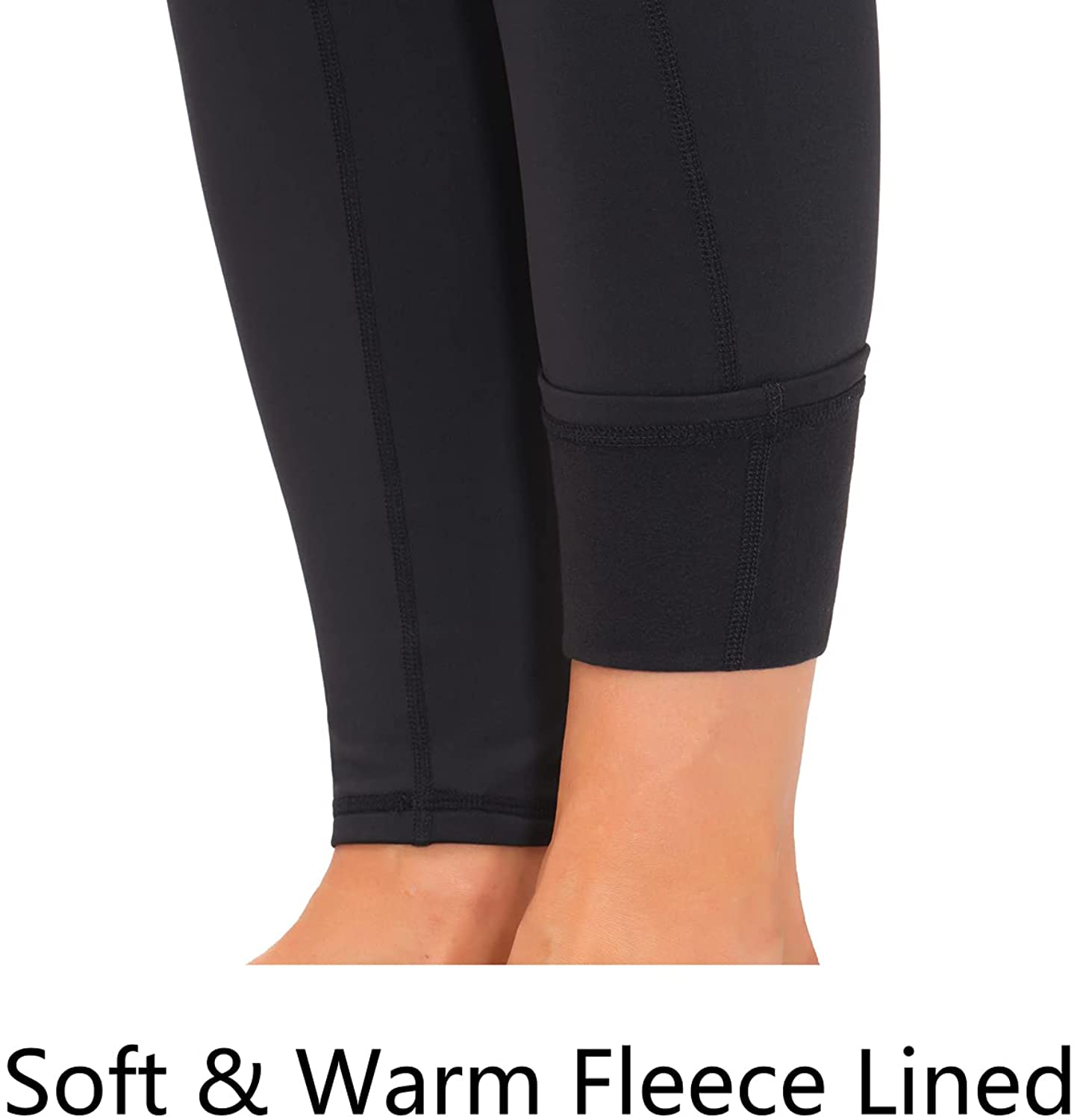THE GYM PEOPLE Thick High Waist Yoga Pants with Pockets, Tummy Control Workout Running Yoga Leggings for Women Apparel & Accessories > Clothing > Activewear THE GYM PEOPLE   