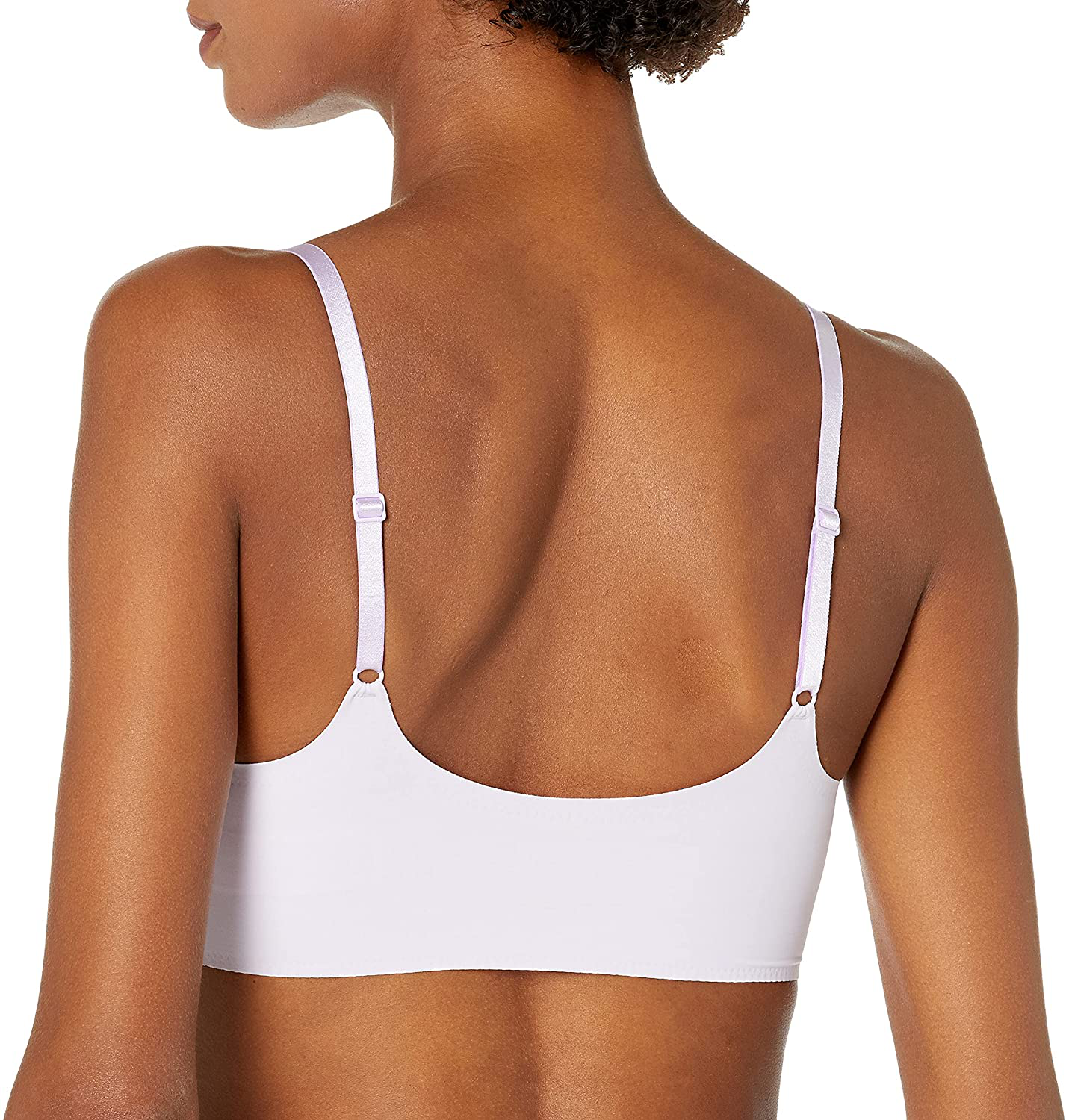 Calvin Klein Women'S Invisibles Comfort Seamless Adjustable Skinny Strap Bralette Bra Apparel & Accessories > Clothing > Underwear & Socks > Bras Kylie Max   