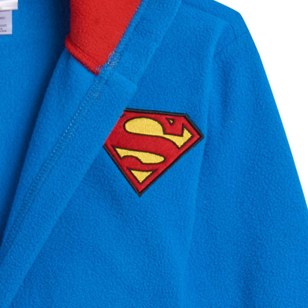 DC Comics Fleece Hooded Long Sleeve Pajama Sleep Robe Apparel & Accessories > Clothing > Sleepwear & Loungewear > Robes Kylie Max   