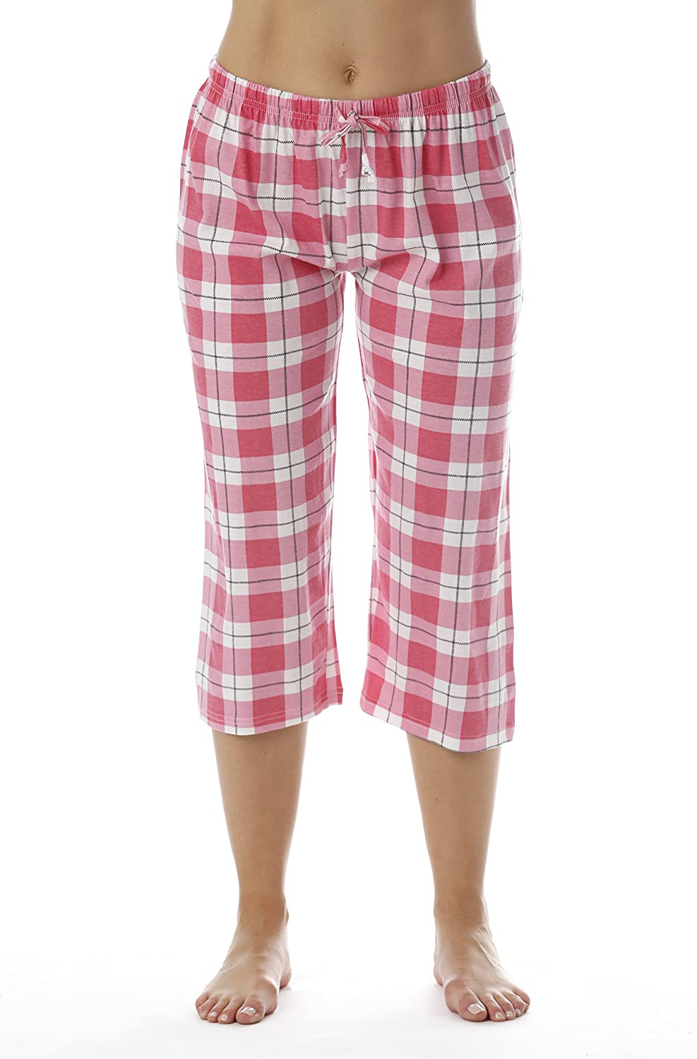 Just Love 100% Cotton Women Pajama Capri Pants Sleepwear Apparel & Accessories > Clothing > Sleepwear & Loungewear > Pajamas Kylie Max   