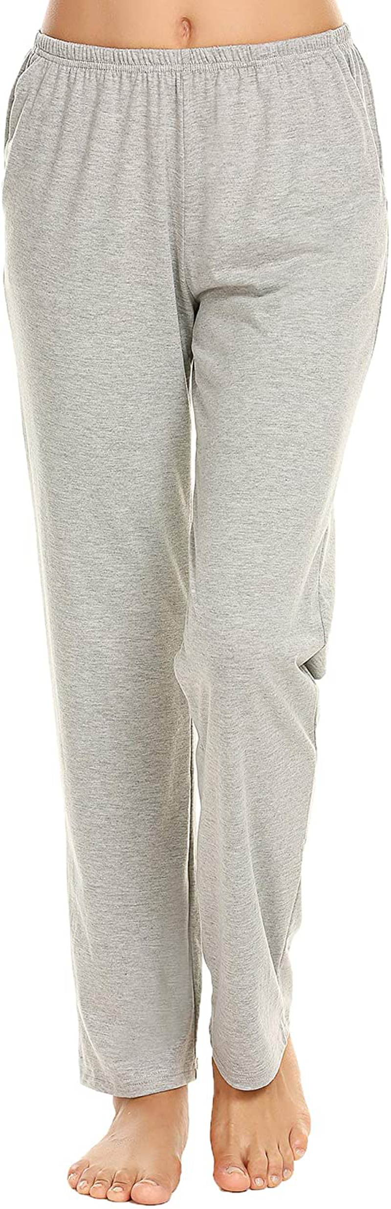 Ekouaer Pajama Pants Women'S Casual Lounge Pants Soft Cotton Sleepwear Pj Bottoms with Pockets S-XXL Apparel & Accessories > Clothing > Sleepwear & Loungewear > Pajamas Kylie Max   