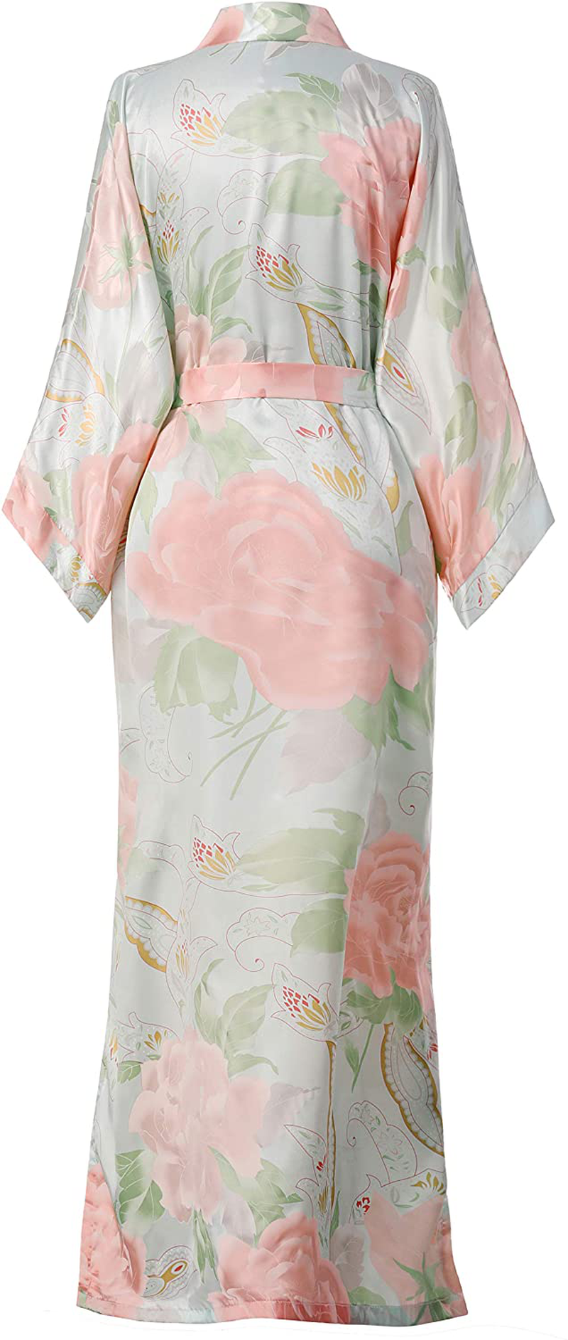 BABEYOND Long Print Kimono Robe Blouse Kimono Cover up Loose Cardigan Top Outwear Apparel & Accessories > Clothing > Sleepwear & Loungewear > Robes KYLIE MAX   