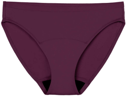 Speax by Thinx Bikini Women'S Underwear for Bladder Leak Protection | Incontinence Underwear for Women | Moderate Absorbency Apparel & Accessories > Clothing > Underwear & Socks > Underwear Speax Blackberry X-Small 