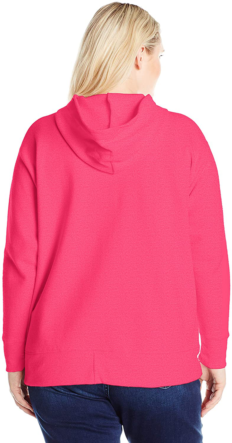 JUST MY SIZE plus Size Comfortsoft Ecosmart Fleece Full-Zip Women'S Hoodie Apparel & Accessories > Clothing > Activewear Kylie Max   