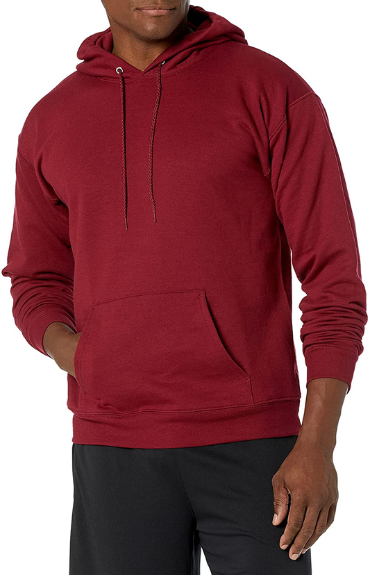 Hanes Men'S Pullover Ecosmart Hooded Sweatshirt Apparel & Accessories > Clothing > Activewear Kylie Max   