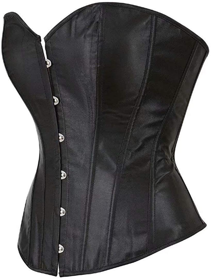 Leather Corsets for Women Bustier Lingerie Top Punk Rock Waist Cincher Basque Halloween Costume Apparel & Accessories > Clothing > Underwear & Socks > Lingerie jutrisujo   