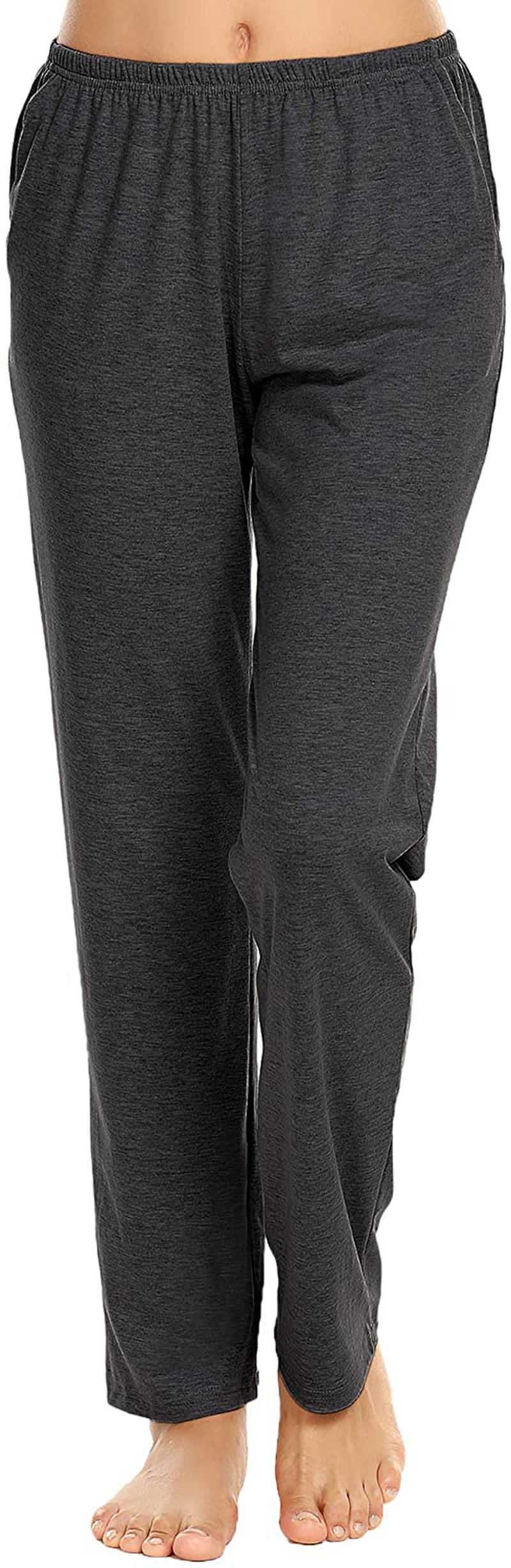 Ekouaer Pajama Pants Women'S Casual Lounge Pants Soft Cotton Sleepwear Pj Bottoms with Pockets S-XXL Apparel & Accessories > Clothing > Sleepwear & Loungewear > Pajamas Kylie Max   