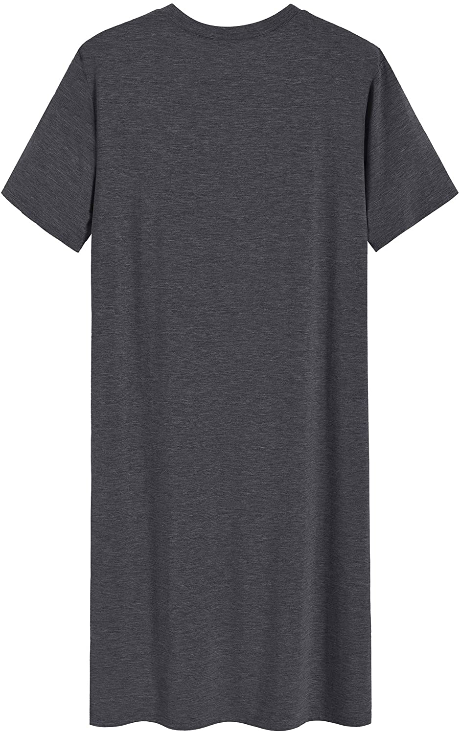 Latuza Men'S Bamboo Viscose Nightshirt Short Sleeves Sleep Shirt Apparel & Accessories > Clothing > Sleepwear & Loungewear > Nightgowns Kylie Max   