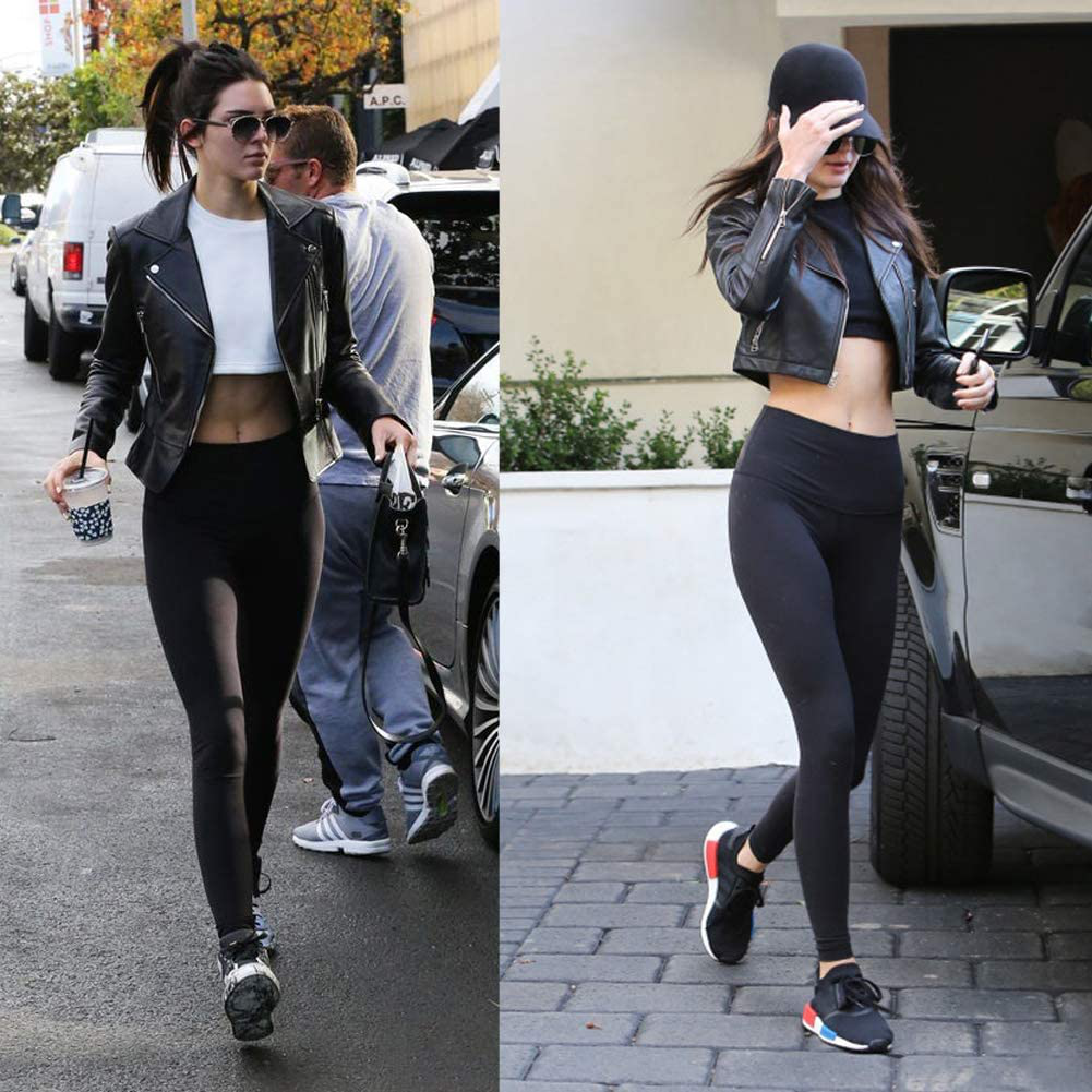 High Waisted Leggings for Women - Soft Athletic Tummy Control Pants for Running Cycling Yoga Workout - Reg & Plus Size Apparel & Accessories > Clothing > Activewear syrinx   