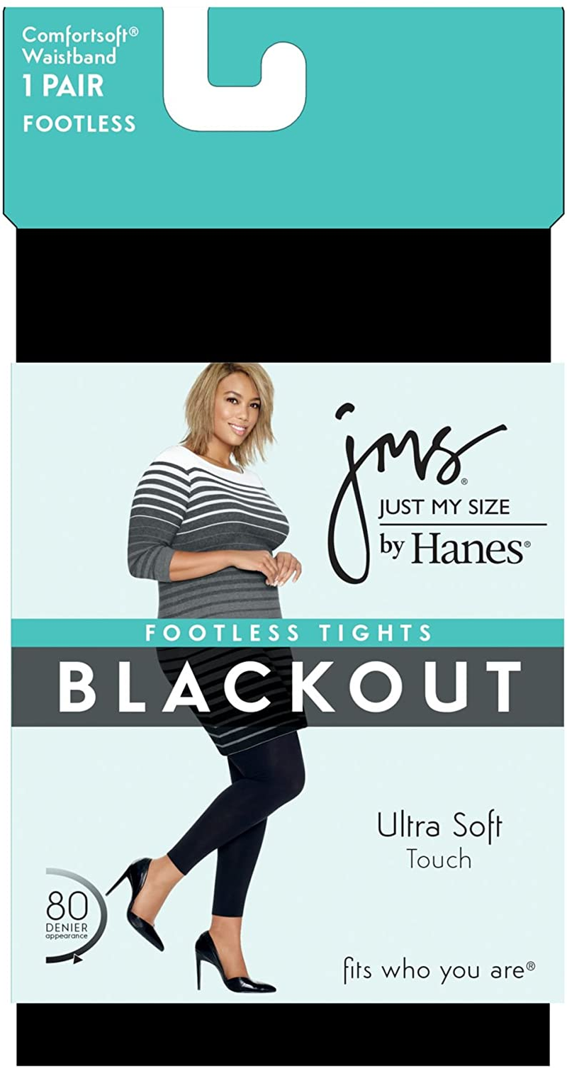 Just My Size Women`S Stretch Cotton Footless Tights Apparel & Accessories > Clothing > Underwear & Socks > Shapewear JUST MY SIZE   