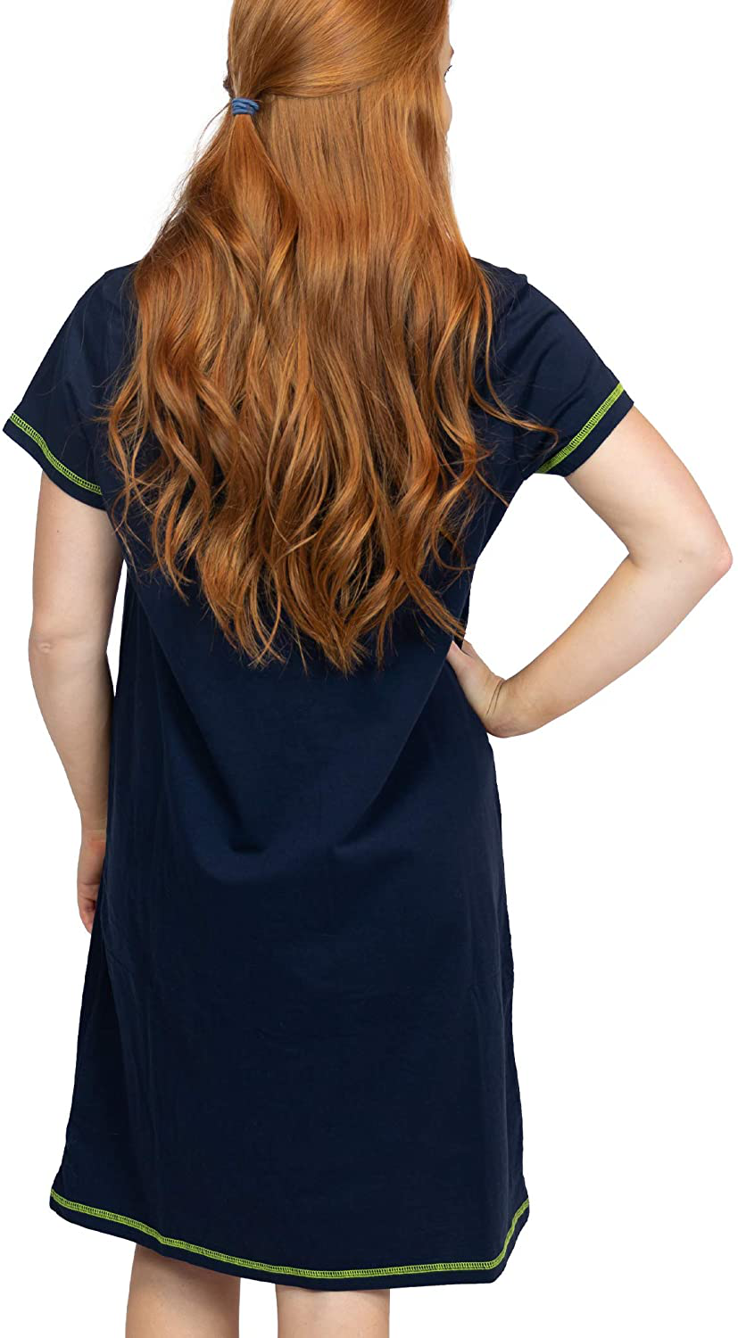 Lazy One V-Neck Nightshirts for Women, Animal Designs Apparel & Accessories > Clothing > Sleepwear & Loungewear > Nightgowns Kylie Max   