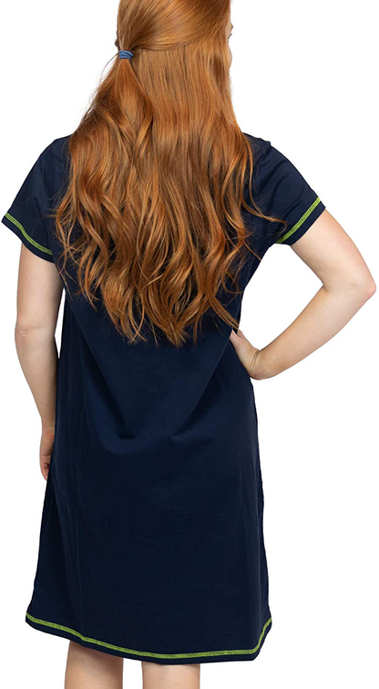 Lazy One V-Neck Nightshirts for Women, Animal Designs Apparel & Accessories > Clothing > Sleepwear & Loungewear > Nightgowns Kylie Max   