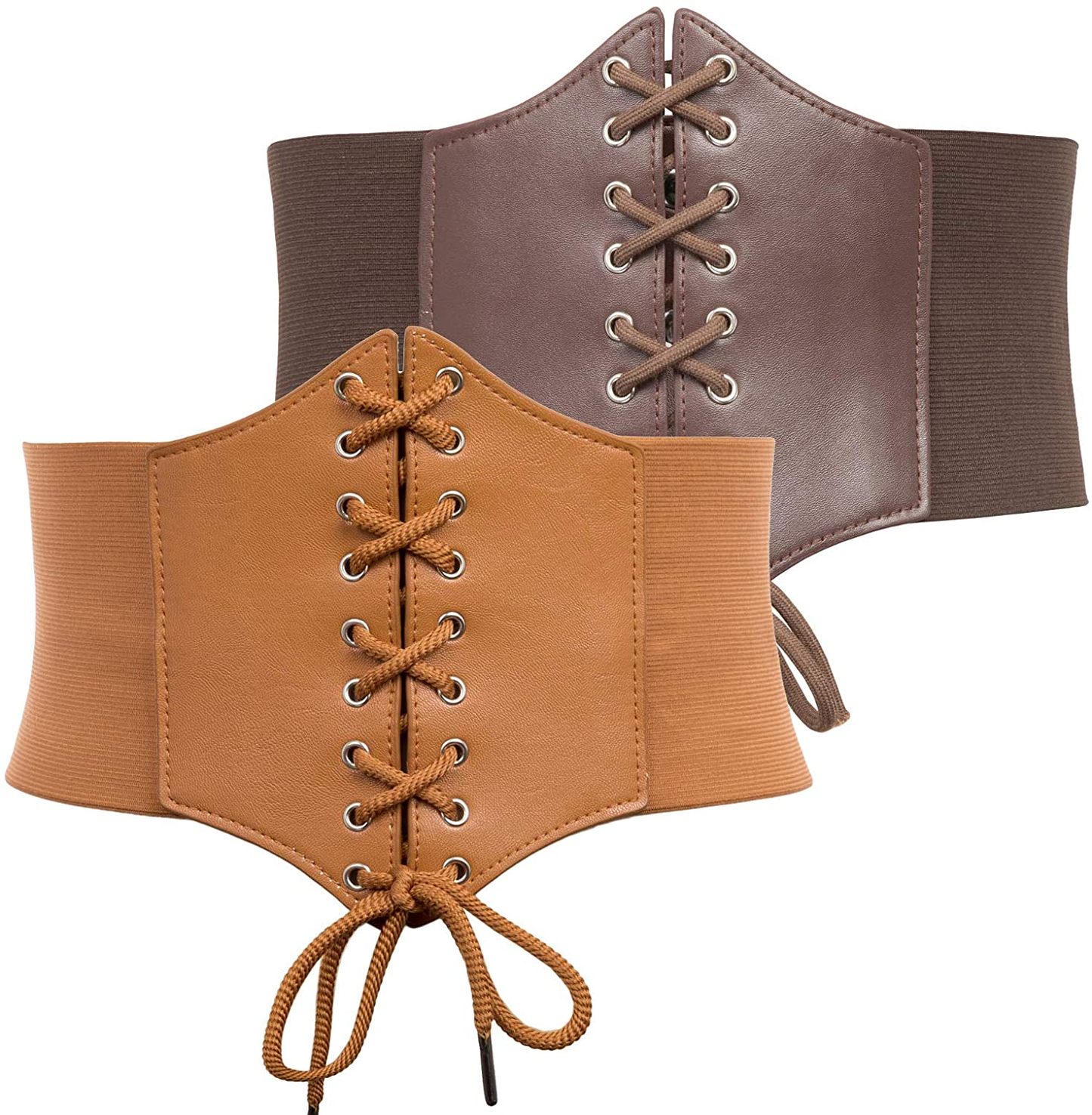 GRACE KARIN Lace-Up Cinch Belt Tied Corset Elastic Waist Belt Apparel & Accessories > Clothing Accessories > Belts GRACE KARIN   