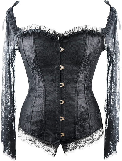 Bslingerie Womens Waist Cincher Bustier Boned Corset Apparel & Accessories > Clothing > Underwear & Socks > Lingerie Bslingerie   