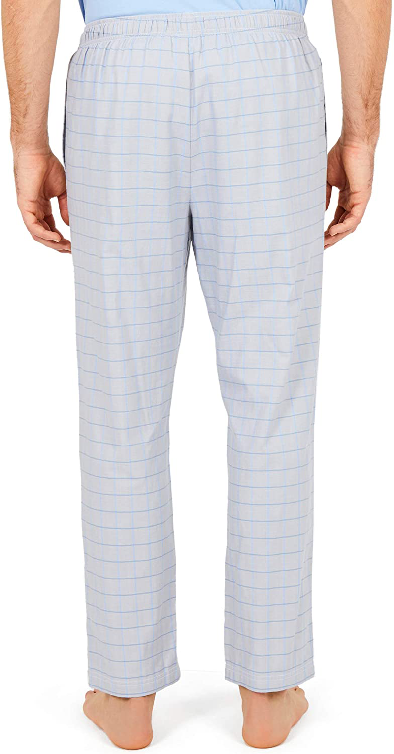 Nautica Men'S Soft Woven 100% Cotton Elastic Waistband Sleep Pajama Pant Apparel & Accessories > Clothing > Sleepwear & Loungewear > Pajamas Kylie Max   