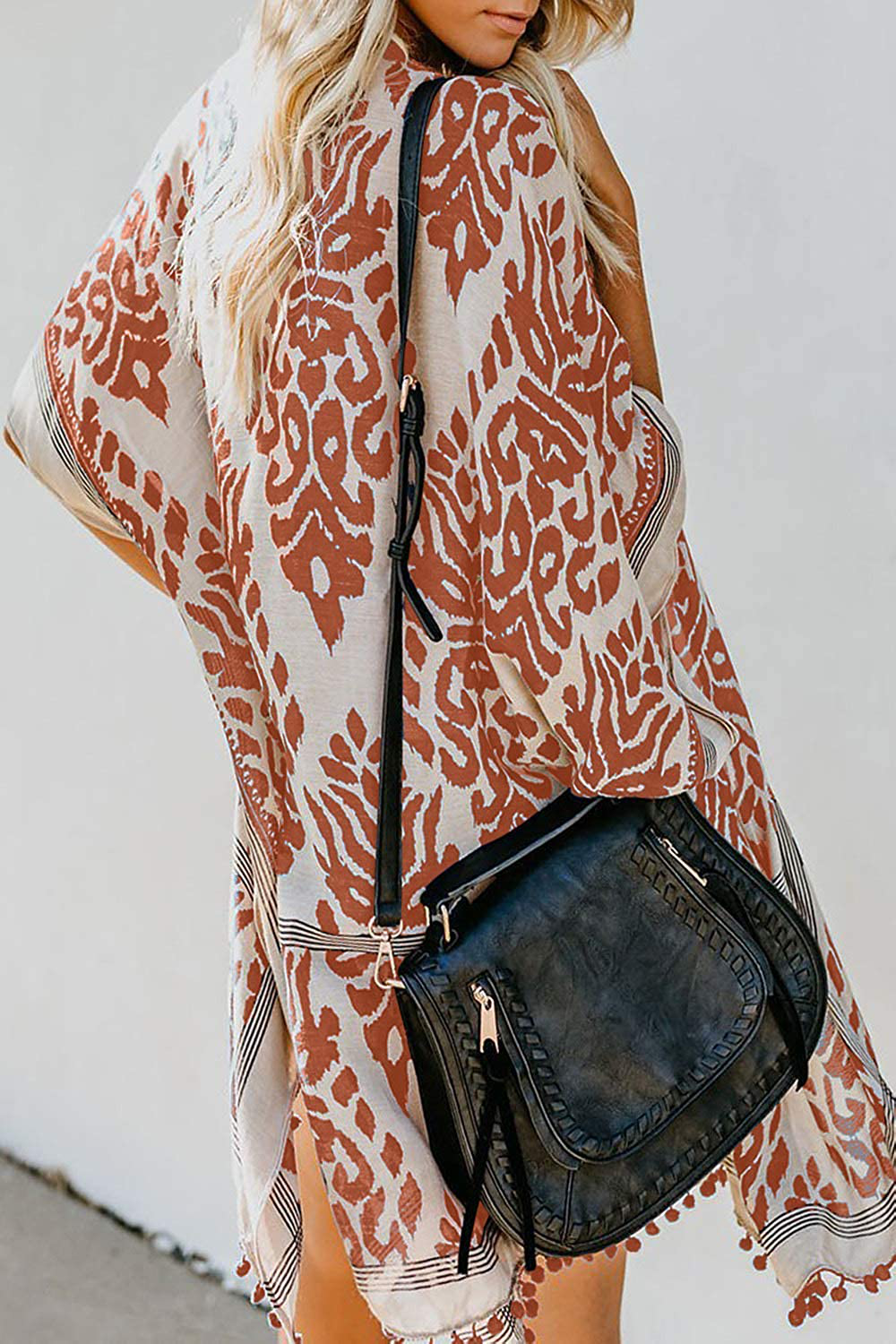 Dokotoo Womens 2022 Fashion Summer Print Kimono Casual Cardigans Loose Cover Ups Apparel & Accessories > Clothing > Swimwear Kylie Max   