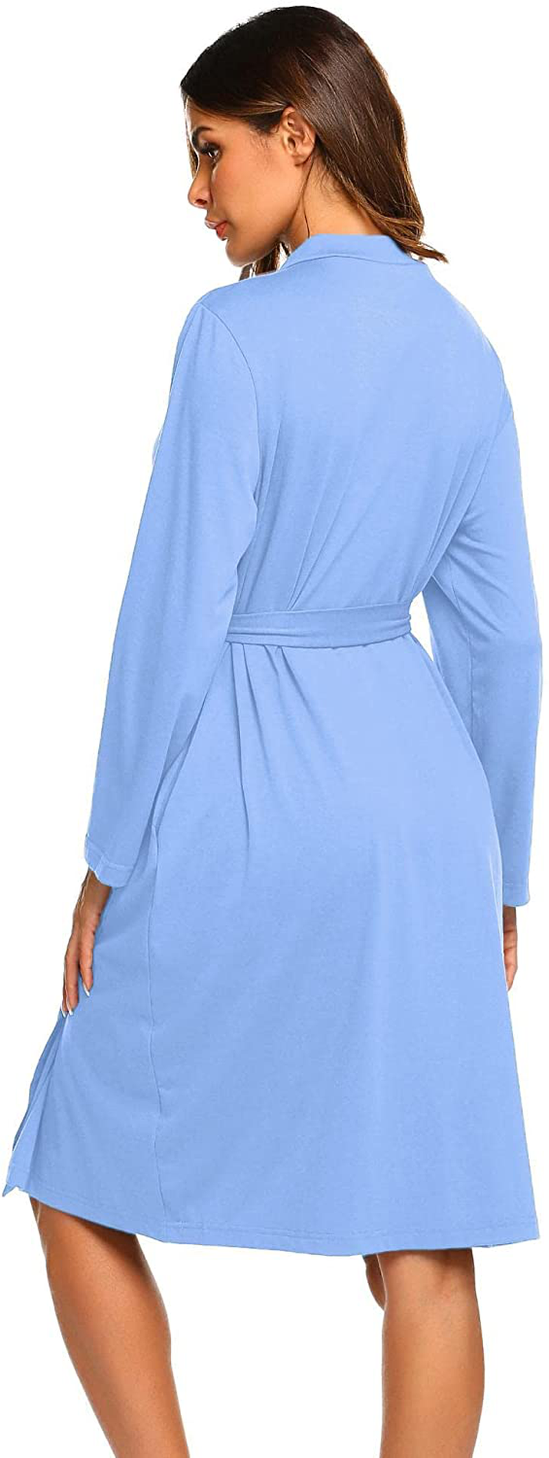 Ekouaer Maternity Robe 3 in 1 Labor Delivery Nursing Gown Hospital Breastfeeding Dress Bathrobes Apparel & Accessories > Clothing > Sleepwear & Loungewear > Robes Kylie Max   