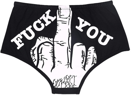 Women Regular & plus Size Yoga Booty Shorts Sexy Printed Sports Hot Pants Briefs Apparel & Accessories > Clothing > Underwear & Socks > Underwear JOINFUN Style-6-black Medium 