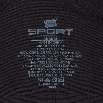 Hanes Women'S Seamless Racerback Sports Bra Apparel & Accessories > Clothing > Underwear & Socks > Bras Kylie Max   