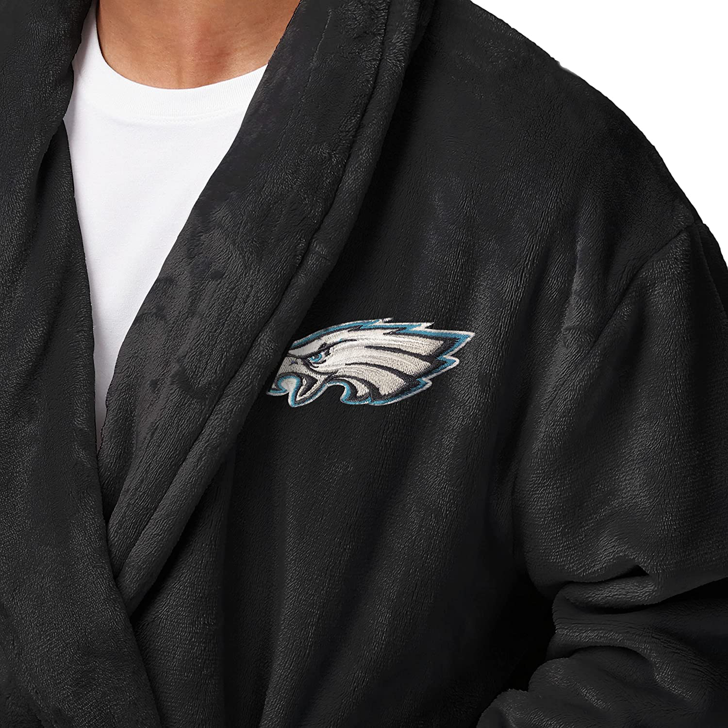 FOCO NFL Womens Team Logo Soft Lazy Day Robe Apparel & Accessories > Clothing > Sleepwear & Loungewear > Robes Kylie Max   