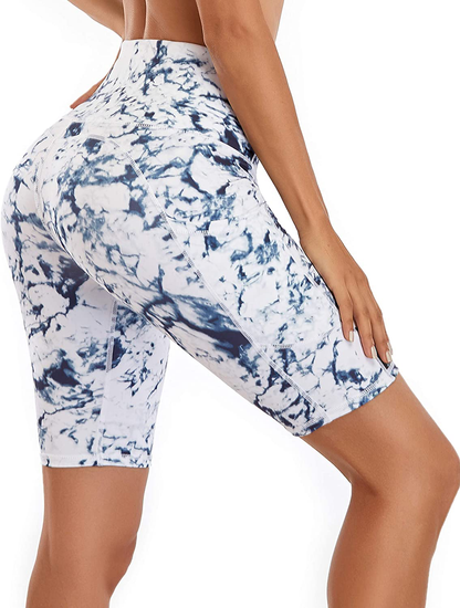 Oalka Women'S Short Yoga Side Pockets High Waist Workout Running Shorts Apparel & Accessories > Clothing > Shorts Kylie Max   
