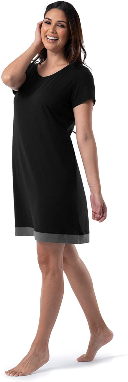 Fruit of the Loom Women'S Super Soft and Breathable Sleep Shirt Apparel & Accessories > Clothing > Sleepwear & Loungewear > Nightgowns Kylie Max   
