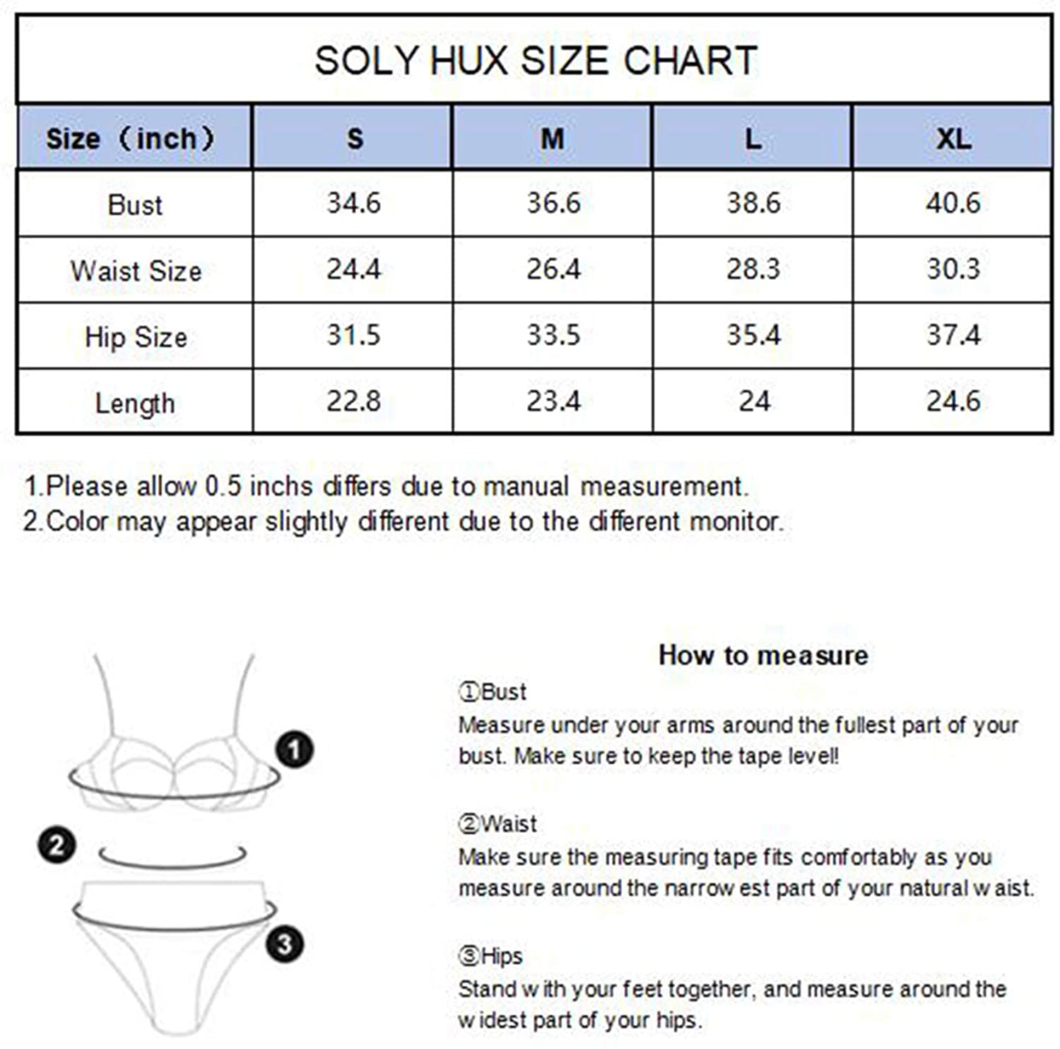SOLY HUX Women'S Plunge Neck Cross Back High Cut One Piece Bathing Suits Swimsuit Apparel & Accessories > Clothing > Swimwear Kylie Max   