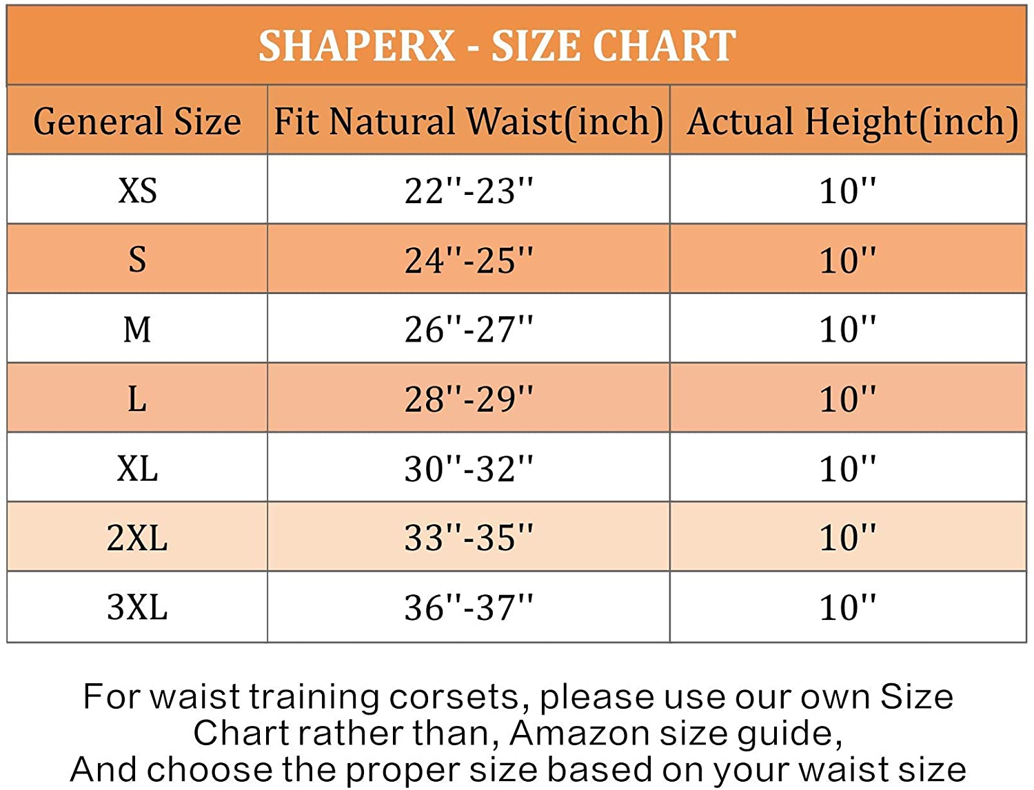 SHAPERX Women'S 26 Steel Boned Corset Short Torso Heavy Duty Waist Training Corsets Apparel & Accessories > Clothing > Underwear & Socks > Lingerie SHAPERX   