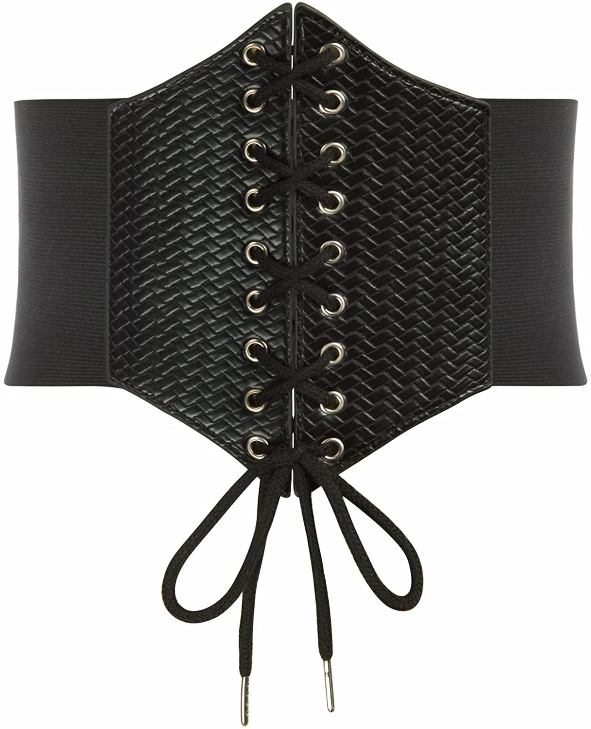 GRACE KARIN Lace-Up Cinch Belt Tied Corset Elastic Waist Belt Apparel & Accessories > Clothing Accessories > Belts GRACE KARIN   