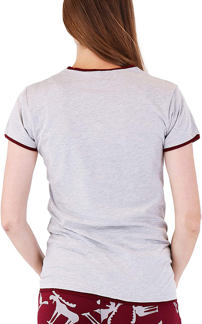 Lazy One Fitted Pajamas for Women, Cute Animal Pajama Top and Pants Separates Apparel & Accessories > Clothing > Sleepwear & Loungewear > Pajamas Kylie Max   