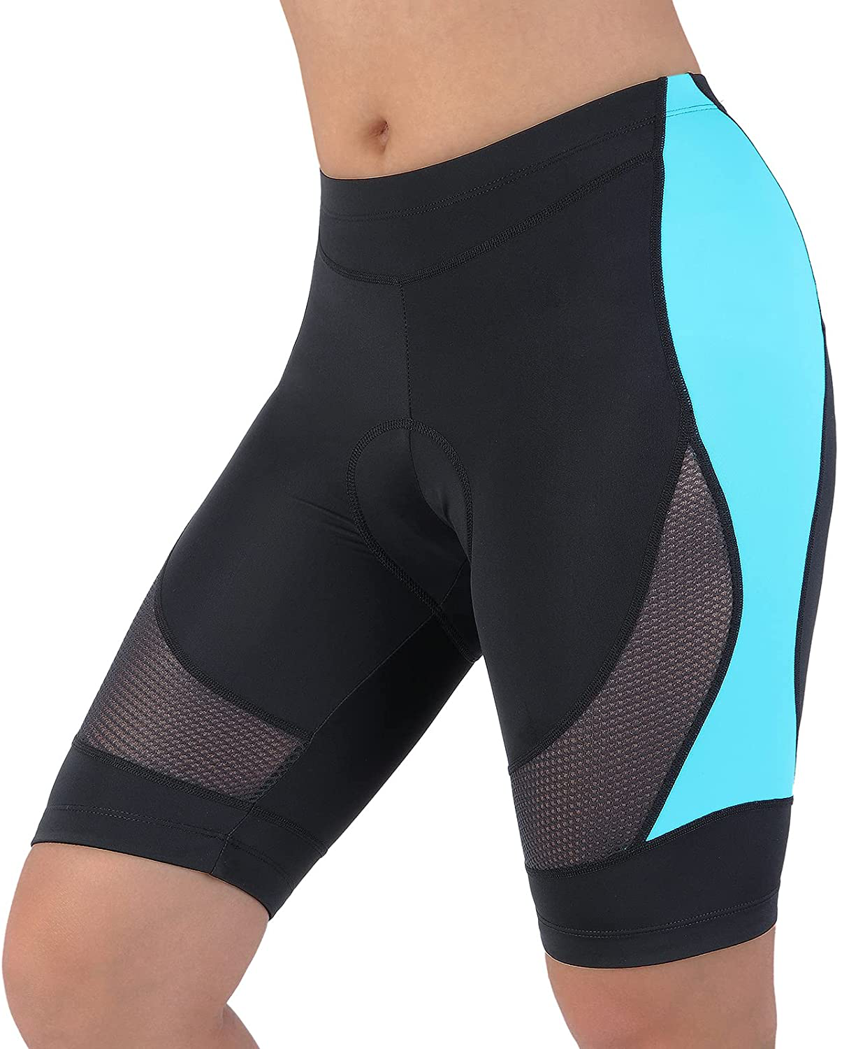 Beroy Bike Shorts Women 3D Gel Padded with Pocket Indoor- Outdoor Cycling Spining - Shorts Apparel & Accessories > Clothing > Shorts Kylie Max   