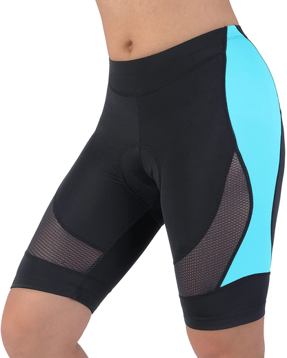 Beroy Bike Shorts Women 3D Gel Padded with Pocket Indoor- Outdoor Cycling Spining - Shorts Apparel & Accessories > Clothing > Shorts Kylie Max   
